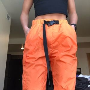 trendy orange pants